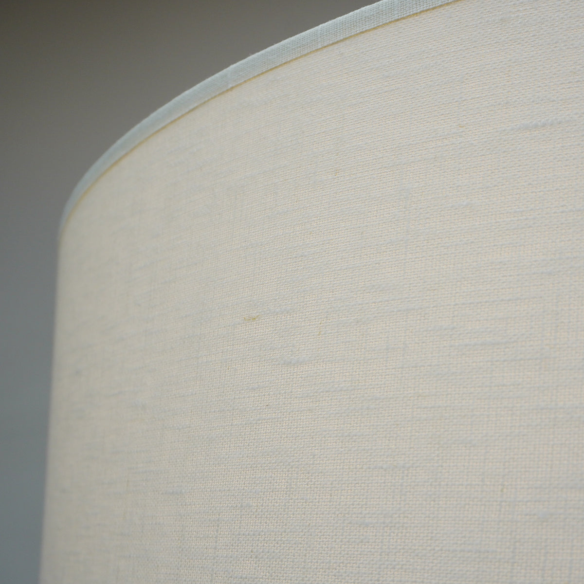 Cooper Floor Lamp – Wrought Iron & Oyster Linen – Robert Abbey 1246