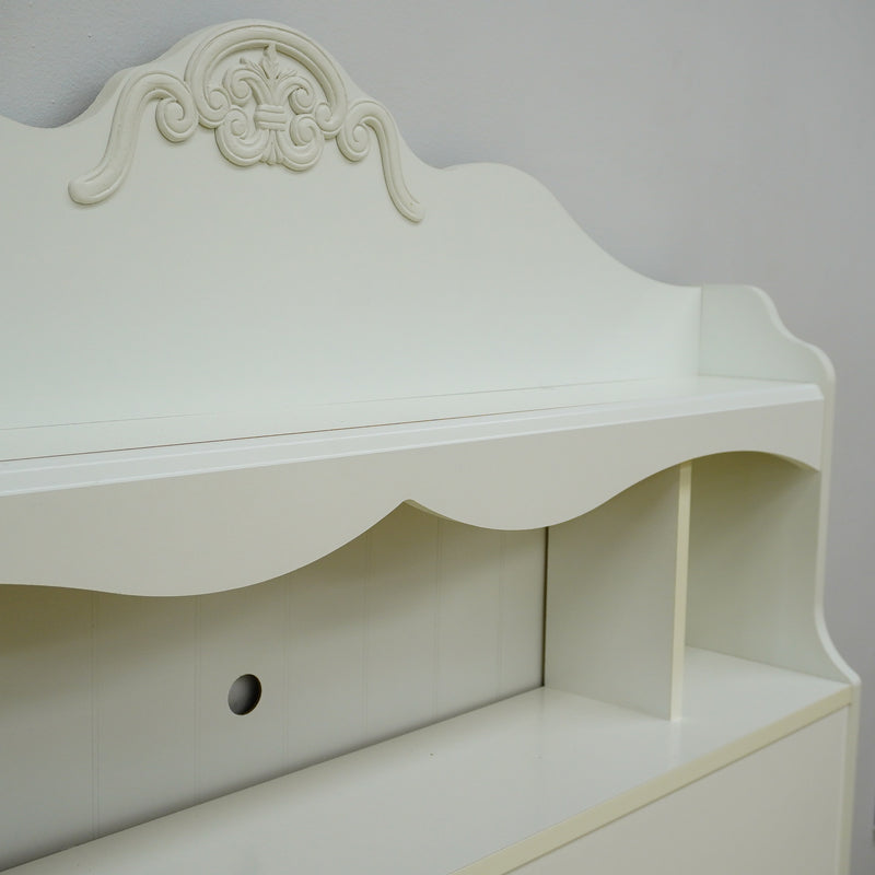 42×84×47‑Inch Platform Storage Bed – Headboard Shelves & Frame Drawers