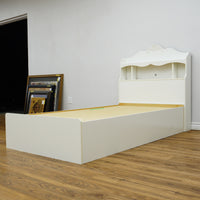 42×84×47‑Inch Platform Storage Bed – Headboard Shelves & Frame Drawers
