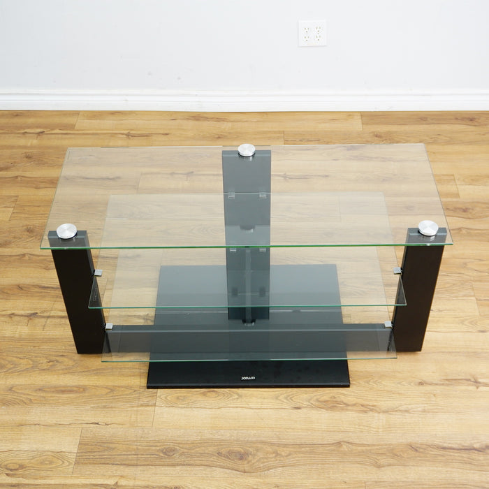 42x18x20–Inch Sonax Console with 3-Tier Tempered Glass Shelves