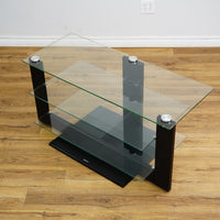 42x18x20–Inch Sonax Console with 3-Tier Tempered Glass Shelves