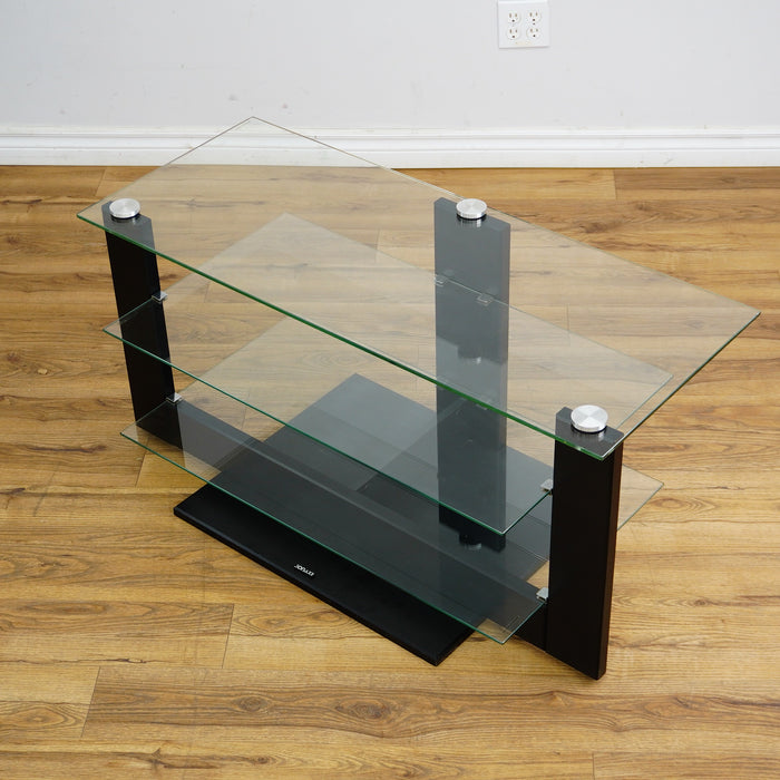 42x18x20–Inch Sonax Console with 3-Tier Tempered Glass Shelves