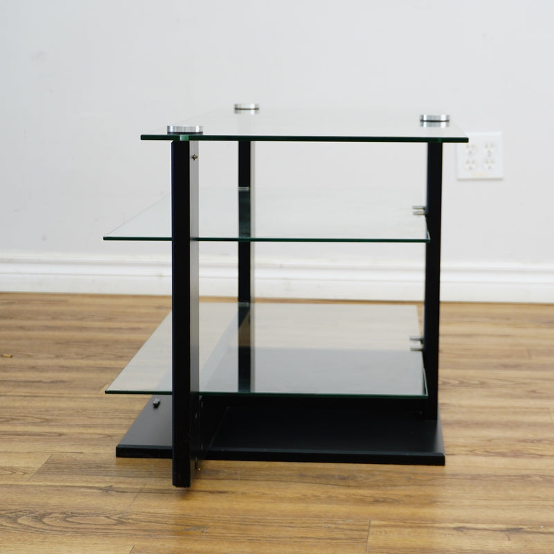 42x18x20–Inch Sonax Console with 3-Tier Tempered Glass Shelves