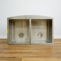 34×22×11‑Inch Double Basin Drop‑In Kitchen Sink – Stainless Steel