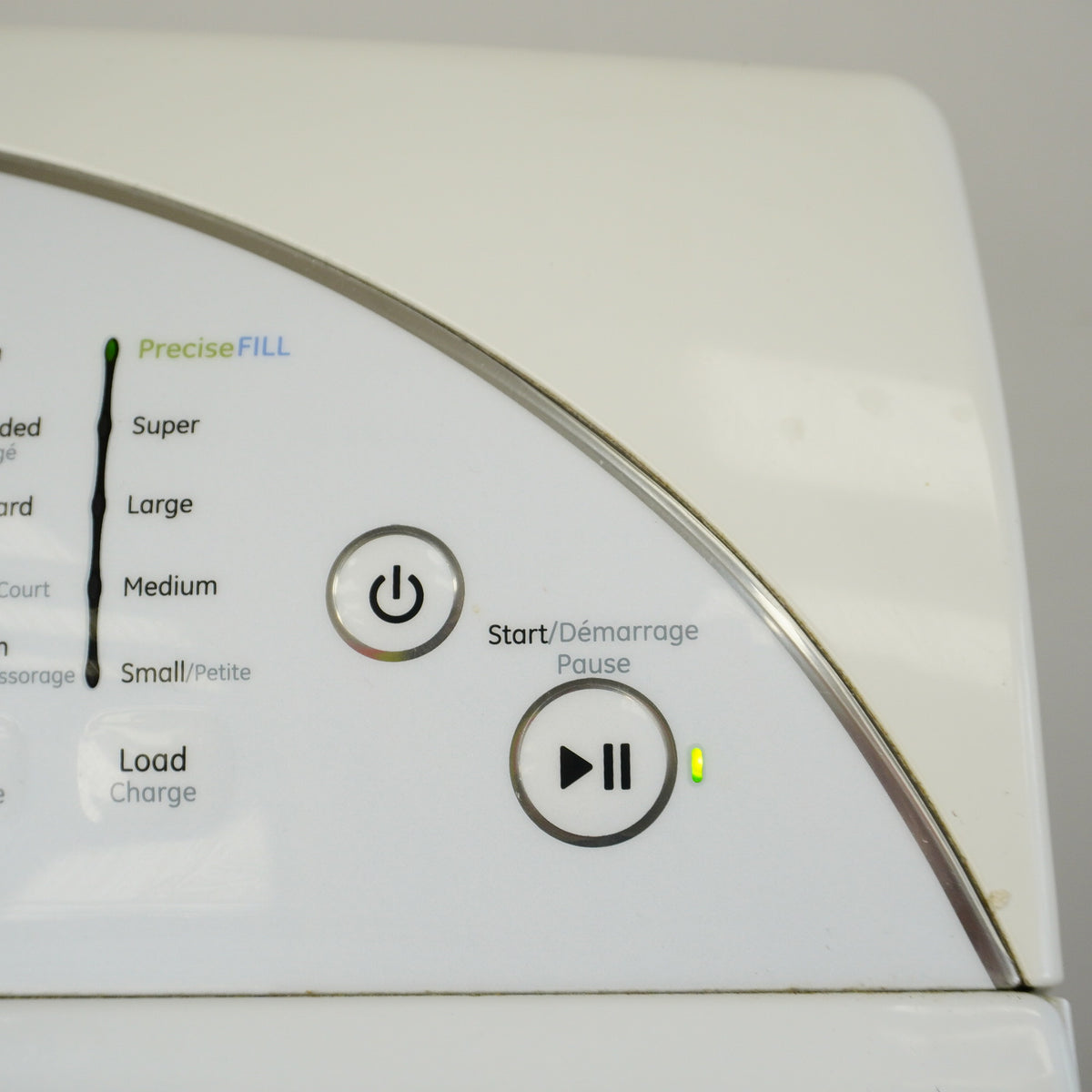 27×27×44–Inch GE Top‑Load Washer – 3.9 cu. ft. SS Basket with Hydrowave