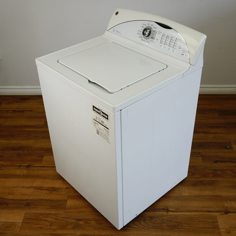 27×27×44–Inch GE Top‑Load Washer – 3.9 cu. ft. SS Basket with Hydrowave