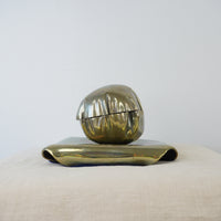 Golden Drops - 4-Inch Sculpture in Bronze by Hannah Franklin