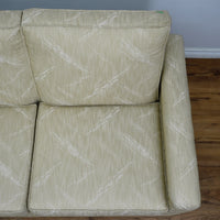 60×35×31–Inch Loveseat – Low Profile, Beige Textured Fabric