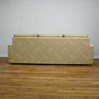 84×35×31–Inch Sofa – Low Profile, Beige Textured Fabric