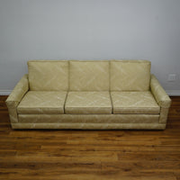 84×35×31–Inch Sofa – Low Profile, Beige Textured Fabric