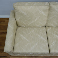 84×35×31–Inch Sofa – Low Profile, Beige Textured Fabric