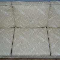 84×35×31–Inch Sofa – Low Profile, Beige Textured Fabric