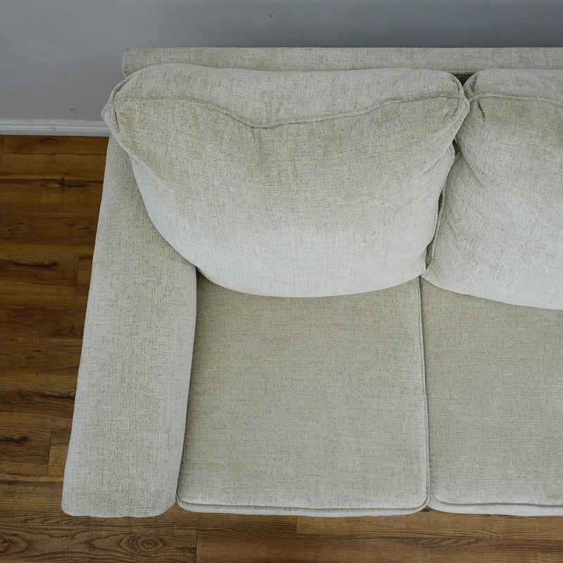 64×38×36–Inch Loveseat – Light Gray Textured Upholstery