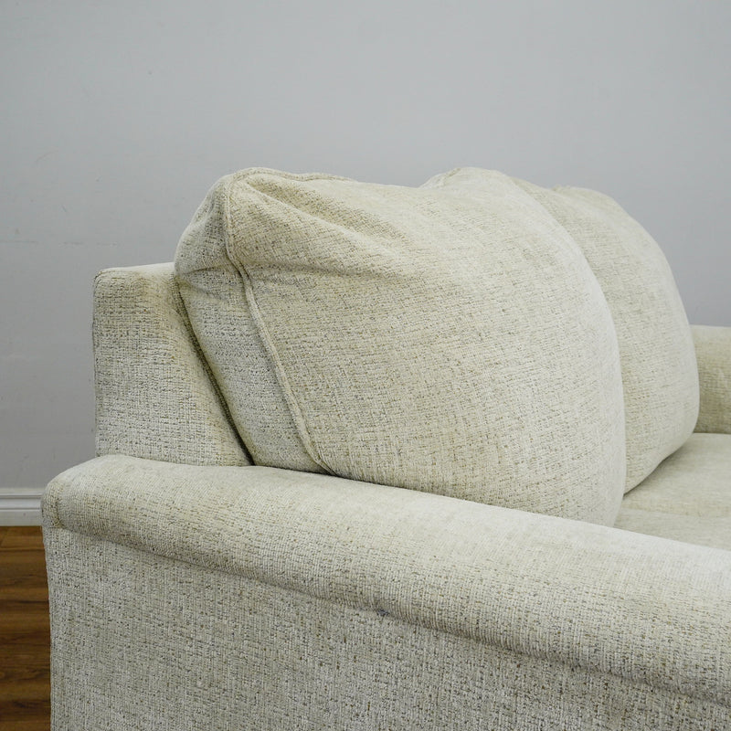 64×38×36–Inch Loveseat – Light Gray Textured Upholstery