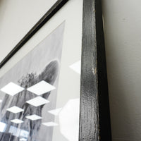 53×39–Inch Victorious Photograph – Matte Paper, Distressed Black Frame