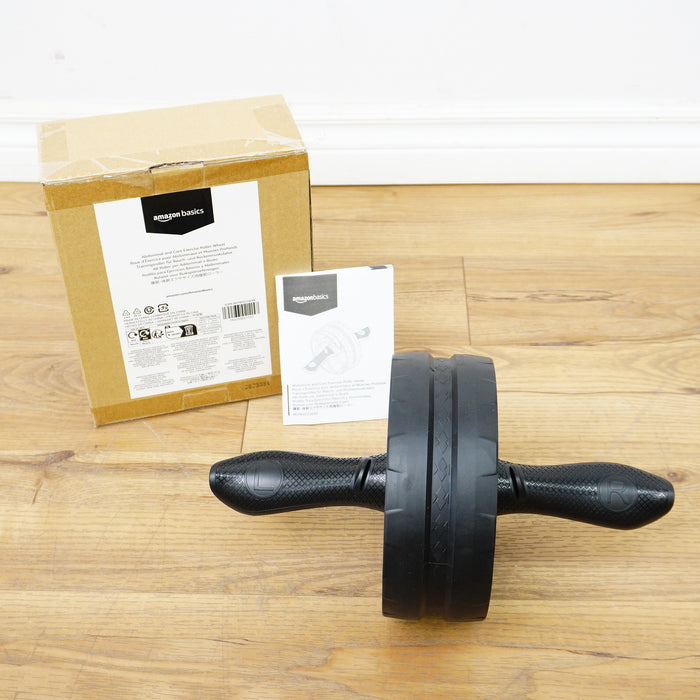 AmazonBasics Exercise Roller Wheel — Abdominal and Core — Packaged