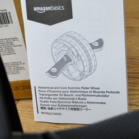 AmazonBasics Exercise Roller Wheel — Abdominal and Core — Packaged