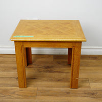 22x18x18—Inch Parquet Top Side Table
