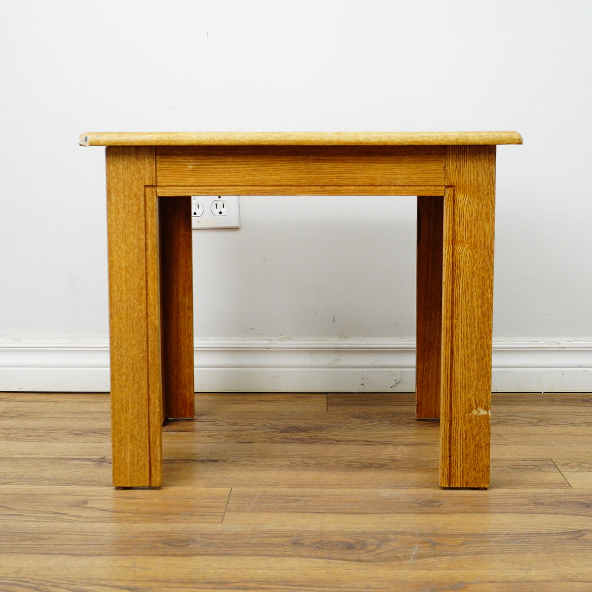 22x18x18—Inch Parquet Top Side Table
