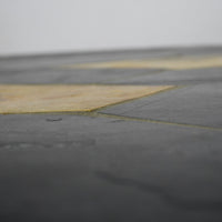 Round Mosaic Bistro Set | 2 Patio Chairs + 36" Table | Wrought Iron + Stone