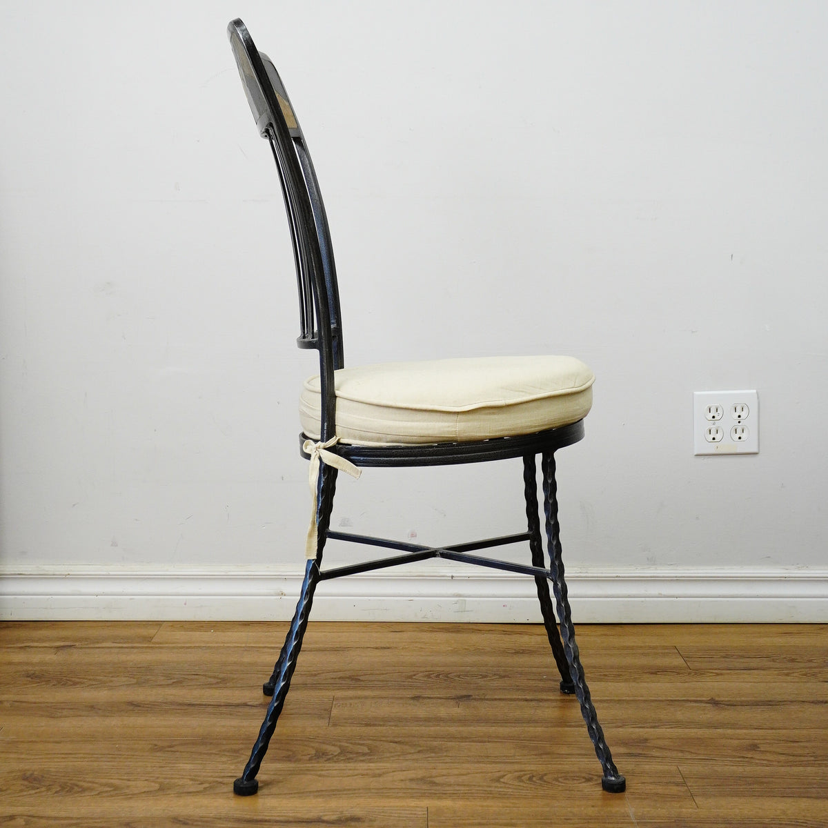 Round Mosaic Bistro Set | 2 Patio Chairs + 36" Table | Wrought Iron + Stone