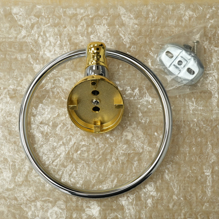 Esquire Towel Ring - Chrome/Gold 30712