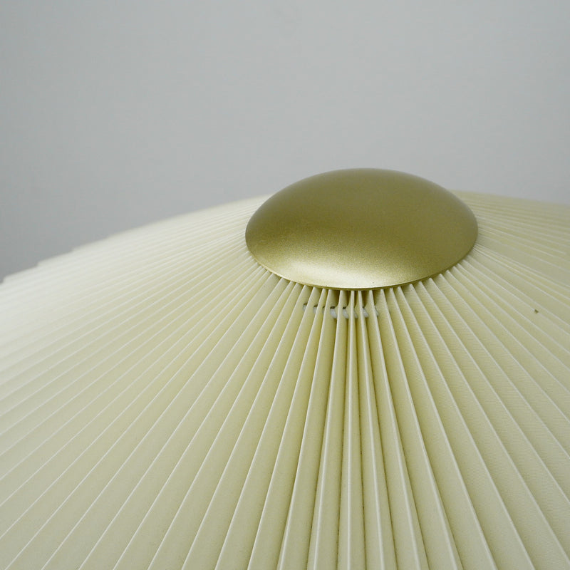 59" Floor Lamp with 8.5" Flat Round Base & 15" Pleated Shade