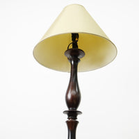 59" Traditional Floor Lamp with 10.5" Round Base & 16.5" Beige Shade