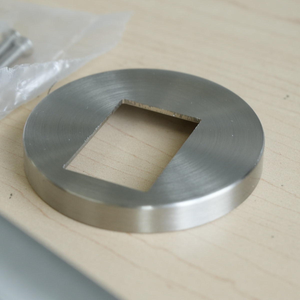 Louisiana Passage Lever Set, Left H, Satin Nickel, 1001LOUMRSLH15