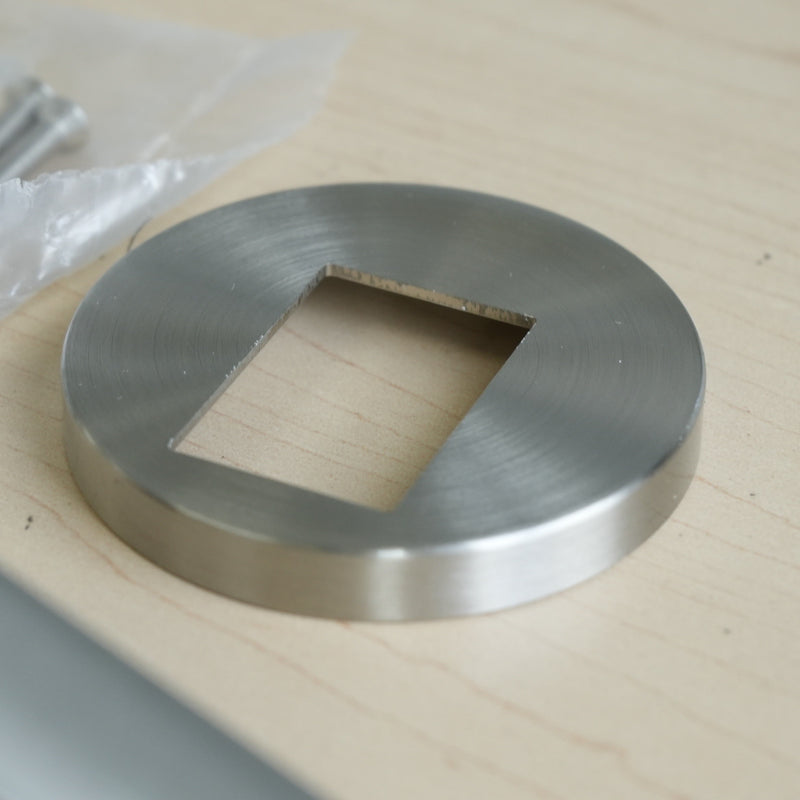 Louisiana Passage Lever Set, Left H, Satin Nickel, 1001LOUMRSLH15
