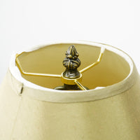 59" Traditional Floor Lamp with 10.5" Round Base & 16.5" Beige Shade