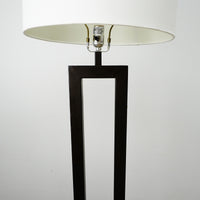 63" Floor Lamp with 6×12" Rectangular Base & 16" Cylindrical Shade