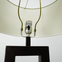63" Floor Lamp with 6×12" Rectangular Base & 16" Cylindrical Shade