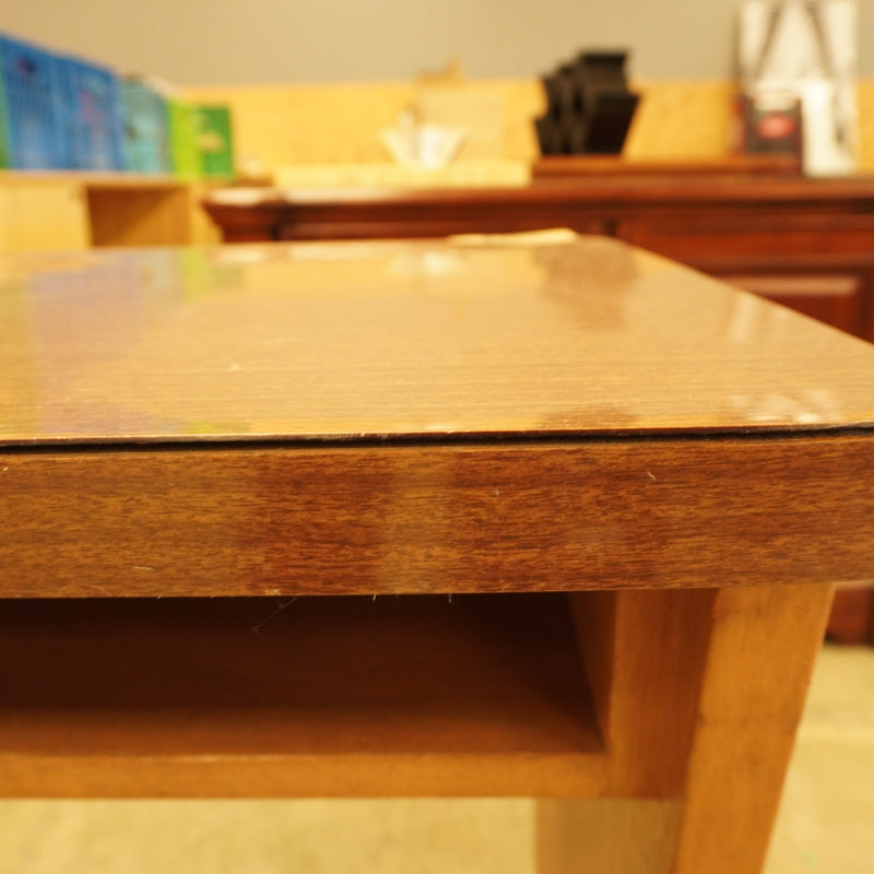 46-inch Wooden Desk in Light Woodgrain