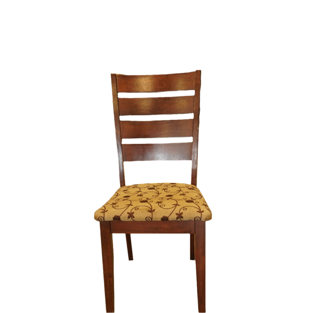 31-in H Dark Wood Dining Chair