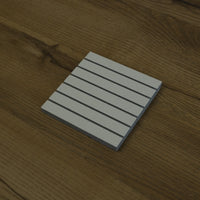 5x5-inch Fringe Gold White Tile - (6.90 sq ft/box) 42 tiles per box