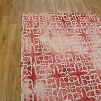 5x8-ft Wool Feizy Lorrain Pink/Ivory Area Rug
