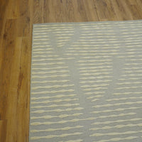 6x7-ft Wool Blend, Calvin Klein Ivory Area Rug