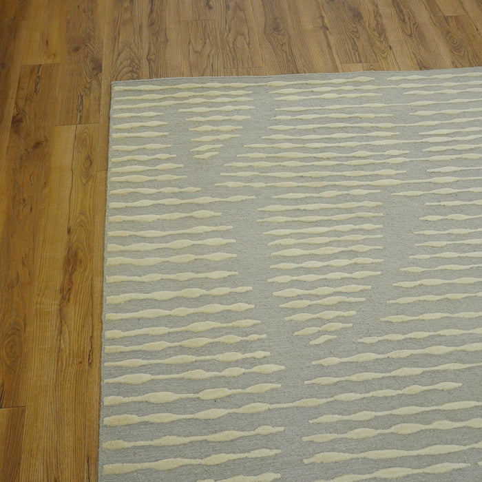 6x7-ft Wool Blend, Calvin Klein Ivory Area Rug