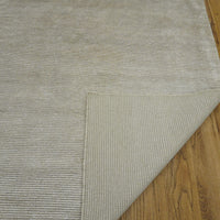 6x9-ft Wool Blend Ash, Slate Grey Taupe Area Rug