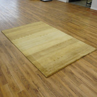 5x8-ft Pure Wool Obeetee Fine Gabbeh, Brown
