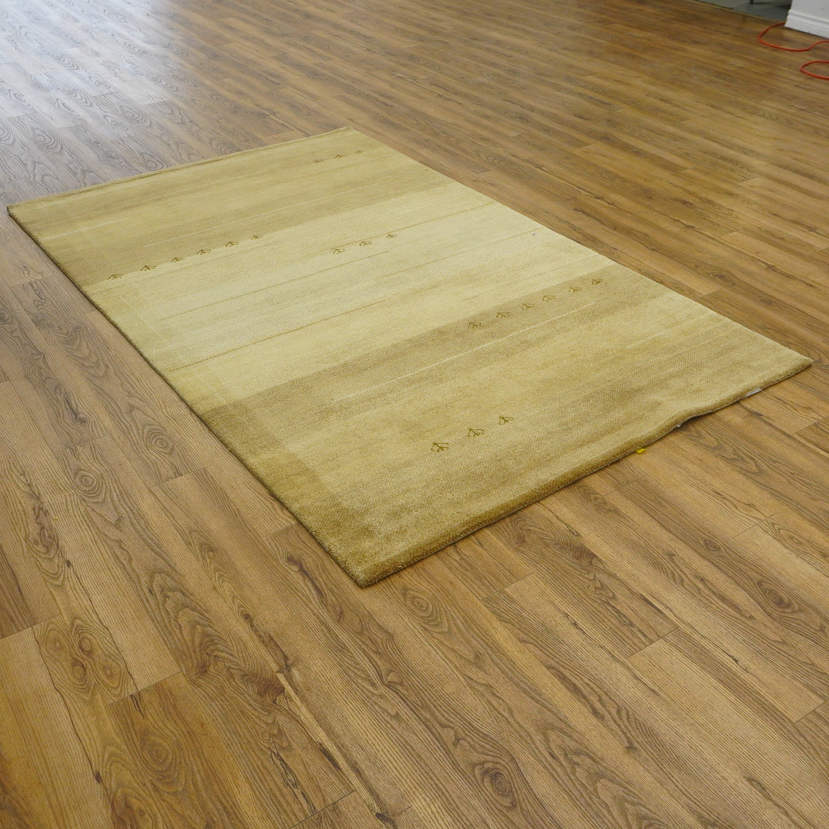5x8-ft Pure Wool Obeetee Fine Gabbeh, Brown