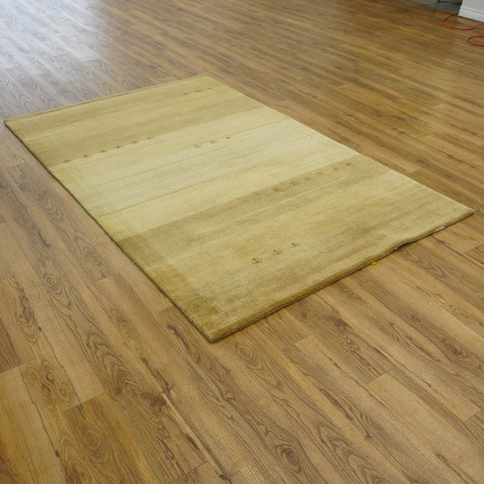 5x8-ft Pure Wool Obeetee Fine Gabbeh, Brown