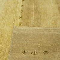 5x8-ft Pure Wool Obeetee Fine Gabbeh, Brown