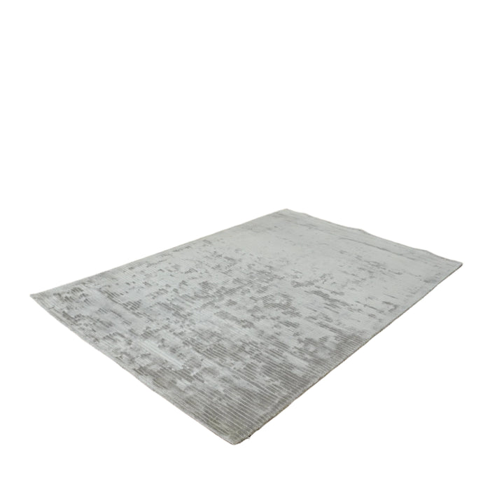 6x9-ft Lined Polyester Rug - Grey