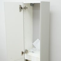 10x63x11-inch Grey Linen Tower Cabinet