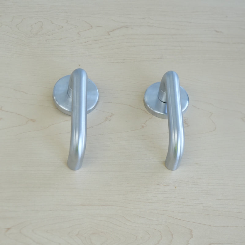 Schlage L9082L 03B 626 Institution Mortise Lock – 03 Lever, B Rose, Satin Chrome, Less Cylinder