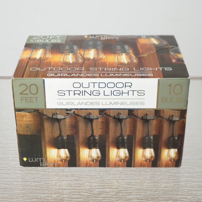 LumiBryt Outdoor Cafe String Lights