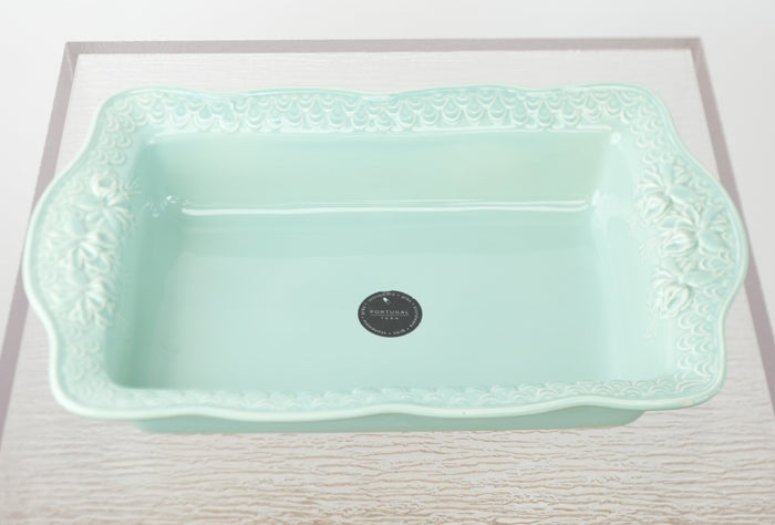Mixcer Green Stoneware Baking-Serving Dish