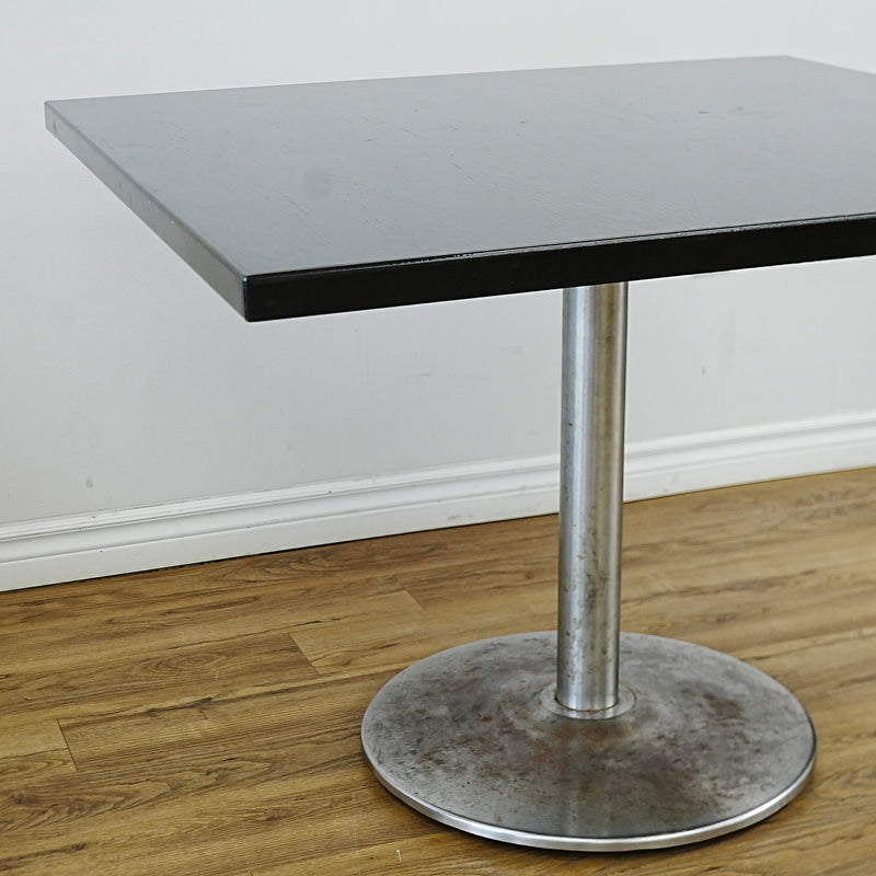 42x42x30-In Square Laminate Dining Table with Metal Base – Commercial